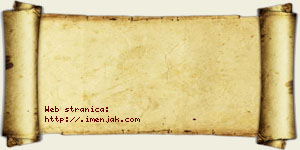 Sofija Šijakov vizit kartica